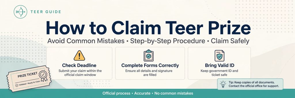 How to Claim Teer Prize - Mistakes to Avoid