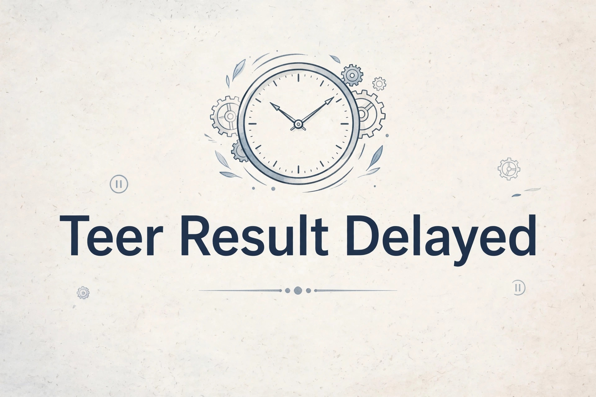 Teer result delayed explained with real reasons versus common rumors